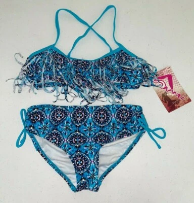 Бикини для девочек Kanu Surf Hannah 2 штуки синее размер 12 - Изображение 1 из 3