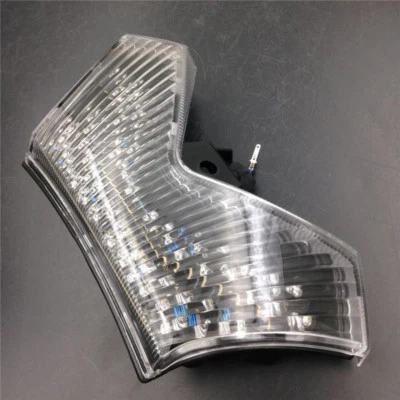 Luz trasera LED transparente para motocicleta Kawasaki Ninja ZX14/ZX14R/ZZR1400 2006-2014 Foto 1 de 4