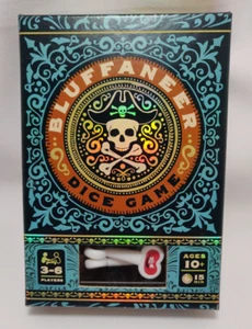 BLUFFANEER Dice Game 3-6 Players Ages 10+ Big G Creative Pirates Open Box - Picture 1 of 2