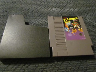 Solomon's Key (1987) NINTENDO NES CARTRIDGE SLEEVE TECMO - Image 1 of 2