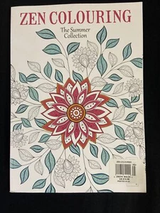 ZEN COLOURING MAGAZINE ADVANCE ART THERAPY "THE SUMMER COLLECTION". - Foto 1 di 1