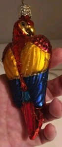 Old World Christmas Parrot Ornament OWC Colorful - Picture 1 of 5