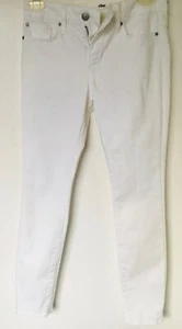 Joe's Jeans Damen Straight Leg 5 Taschen Design Knopfverschluss Weiß Gr. 26 - Bild 1 von 18
