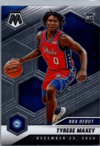 2020-21 Panini Mosaic Base NBA Debut #263 Tyrese Maxey (RC) Sixers 76ers - Picture 1 of 2