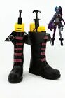 League of Legends Jinx the Loose Canon chaussures cosplay costume chaussures bottes bottes