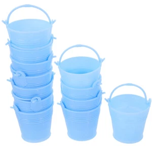 12 Pcs Snack Barrel Candy Box Child Buckets Plastic With Handles - Picture 1 of 12