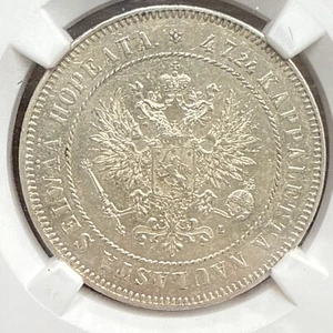 1908 L Finland 2 Markaa NGC MS 61 - Picture 1 of 4
