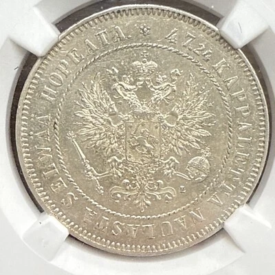 1908 L Finland 2 Markaa NGC MS 61 - Image 1 of 4