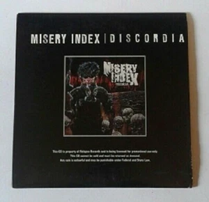 MISERY INDEX - Discordia - Relapse Records - PROMO CD - Imagen 1 de 1