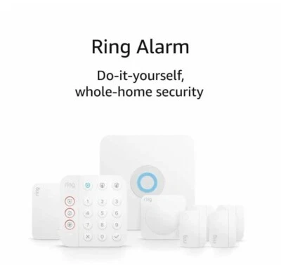Ring Alarm 8 Piece Security Kit 2.0 Home security Works W/ Alexa BRAND NEW NWT - Image 1 of 4