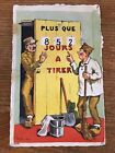 Vintage Mechanical Postcard PLUS QUE JOURS A TIRER French Number Dial