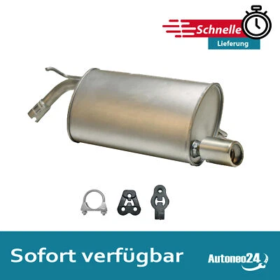 Endschalldämpfer für Smart FORFOUR 1.1/1.3 ab. Bj. 2004, Auspuff - Bild 1 von 4