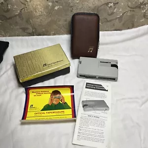 New Ranging Inc. Optical Tape Measure M100 w/Brown Carrying Case & Manual/Box - Picture 1 of 13