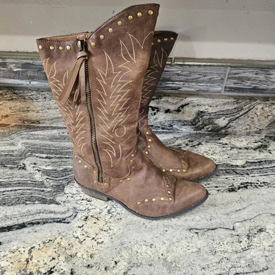 Whinchester Marrón Vaquera Cocos Marrón Tachonado 10M Foto 1 de 4