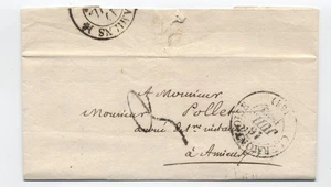 1833 Frankreich briefmarkenloser Brief [g.1165] - Bild 1 von 3