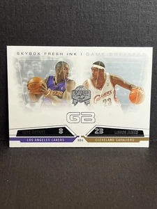 2004-2005 Fleer Skybox Fresh Ink LeBron James Kobe Bryant Game Breakers Rare - Picture 1 of 3