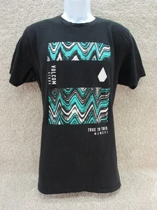 Volcom Stone T-Shirt Graphic Print short sleeve, black size Large - Picture 1 of 10