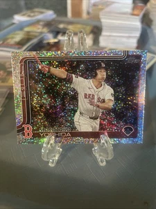 2025 Topps Series 1 - Masataka Yoshida #324 Confetti Foil Pattern CELEBRATION - Picture 1 of 2