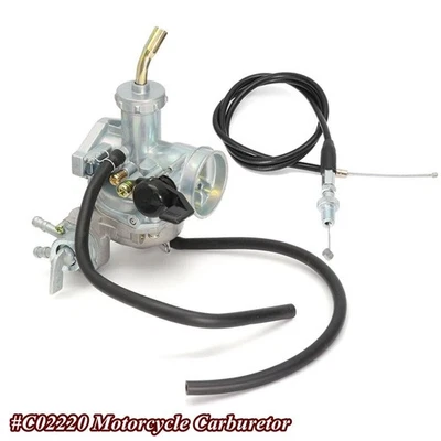 Carburador de motocicleta con cable de acelerador para Honda ATC 70 90 110 125 TRX125 C02220 Foto 1 de 4