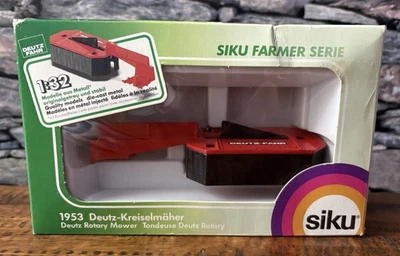 Cortacésped rotativo Siku 1953 escala 1:32 Deutz serie Farmer NUEVO otro en caja Foto 1 de 4