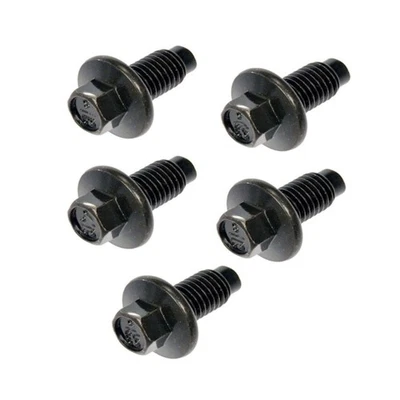 For Pontiac GTO 2004 2005 2006 Engine Oil Drain Plugs | 5 Pieces | Steel | Black Foto 1 de 4
