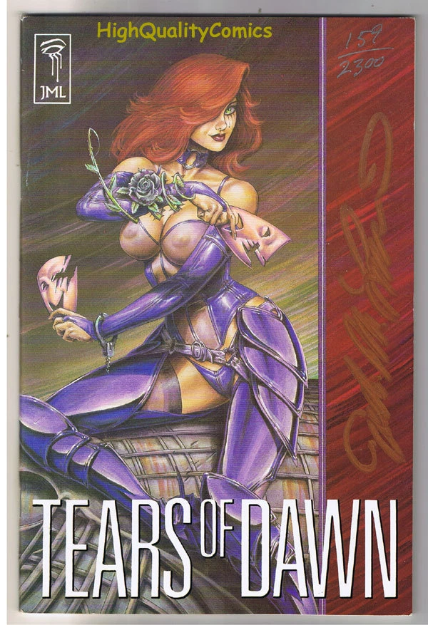 TEARS OF DAWN #1, VF+, Joseph Linsner, Signed, Numbered, Limited - Изображение 1 из 1