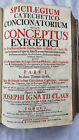 Spicilegium catechetico concionatorium, JOSEPHI IGNATII CLAUS, VELLUM BOUND 1740