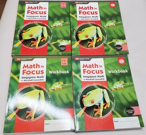 Math in Focus Singapore Math Grade 2 (2A and 2B) Student Textbook Workbook ~2015 - Picture 1 of 14