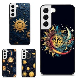 cartoon sun moon stars For Samsung Galaxy Z Fold Flip 3 4 5 6 Impact Cover - Picture 1 of 25