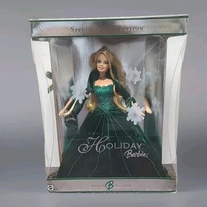 VTG Holiday Barbie Special 2004 Edition Mattel Hallmark Collection Green Gown - Picture 1 of 7