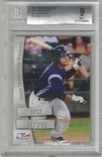 Jose Altuve 2011 Grandstand #2 TEXAS LEAGUE TOP PROSPECTS ISSUE BGS 9 ASTROS