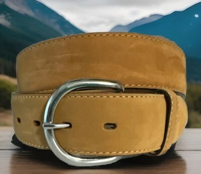 Cinturón de cuero Silver Creek CLASSIC WESTERN USA talla 34 hecho en EE. UU. 53707 NUEVO CON ETIQUETAS Foto 1 de 4