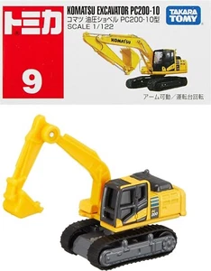 Takara Tomy Tomica 9 Komatsu Excavator PC200-10 From Japan - Picture 1 of 5