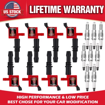 Paquete de bobinas de encendido y bujías para Ford F150 para Mercury Mountaineer Foto 1 de 4