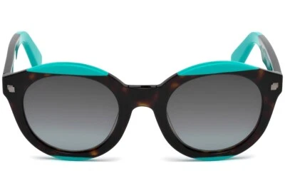 Óculos de sol DSQUARED2 Clara DQ0224 56B redondo tartaruga turquesa 50-23-145 DQ 0224 - Imagem 1 de 4