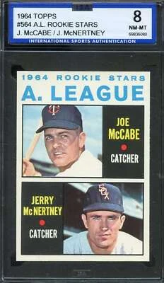 1964 TOPPS #564 AL ROOKIES JOE MCCABE/JERRY MCNERTNEY ISA 8 (RC)  *ADT5534 - Image 1 of 2