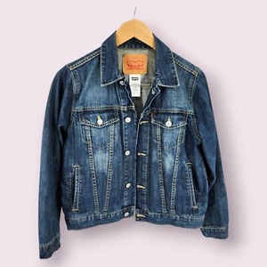 Levis Youth 12-13 YRS Denim Jacket Large Classic Trucker Country Western Cowboy - Picture 1 of 8