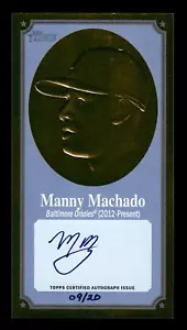 2014 Topps Heritage Embossed Box Loaders Autographs #MMAA Manny Machado 09/20 - Picture 1 of 1