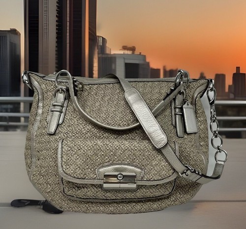 ALEXANDER WANG Borsa a tracolla Coach tessuto grande pelle intrecciata M1294 borsetta borsetta tote tote