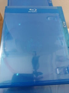 2 x custodia Blu-ray standard blu vuota usata buone condizioni set di 2 - Foto 1 di 2