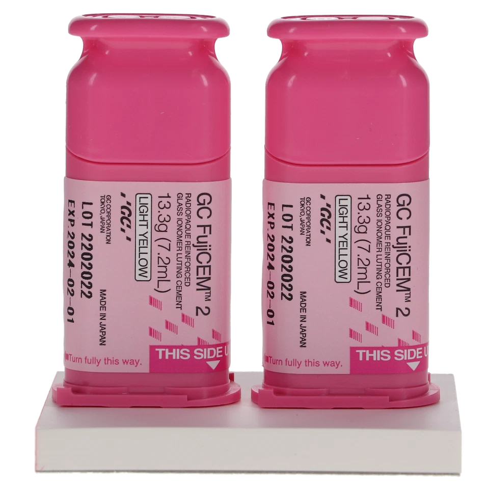 GC 004714 FujiCEM 2 Reinforced Glass Ionomer Luting Cement Automix 2/Pk 004599 - Image 1 of 1