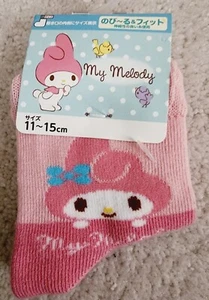 Sanrio My Melody Hello Kitty Baby Socks Girl New 12-18m - Picture 1 of 1