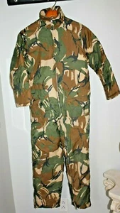 Vtg.Wild Thunder Camo Nylon Ext. Insulated Camouflage Coverall Hunt Youth Med 12 - Picture 1 of 10