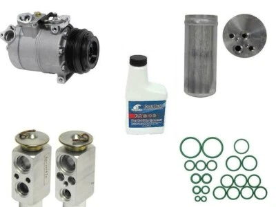 Kit de compresor de aire acondicionado para BMW 740i 740iL 1996-2001 OEM 7SB16C 77396 Foto 1 de 4