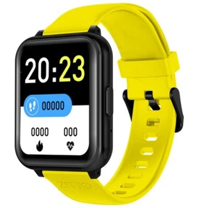 Smartwatch ZITTO ZIWATCH WC Silicone Yellow Touchscreen NEW - Picture 1 of 2