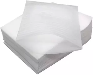 100PCS 10CM X 15Cm/4In X 6In White Foam Packing Pouches Foam Wrap Sheets Cushion - Picture 1 of 8