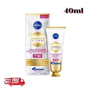 Nivea Luminous630 Anti-Spot Daily Moisturizer Light Cream SPF50 PA+++ 40ml - Picture 1 of 5