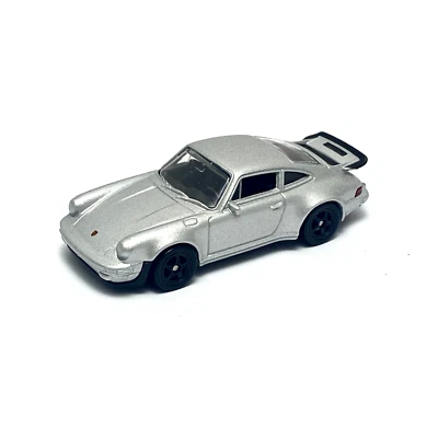 Porsche 911 Turbo 930 Silver Welly 1:60 1:64 Series 52444 3" inch Toy Car - Image 1 of 4