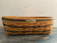 1998 LONGABERGER Hospitality Basket Holiday Traditions Edition With Liner 18”