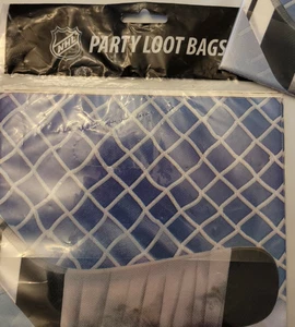 NHL Hockey Party Favor Bags (6 Pack) - Picture 1 of 2